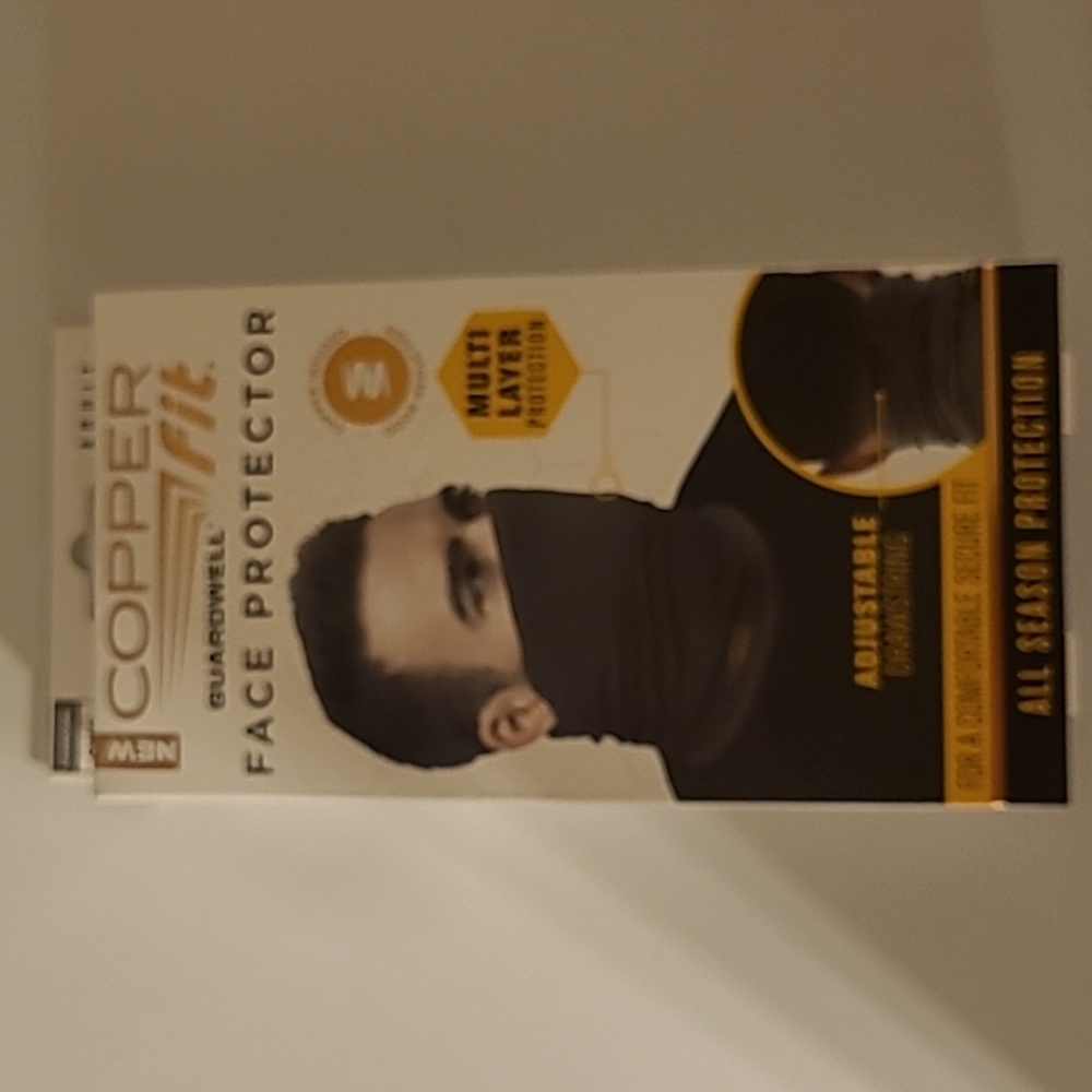 Copper  fit face protector